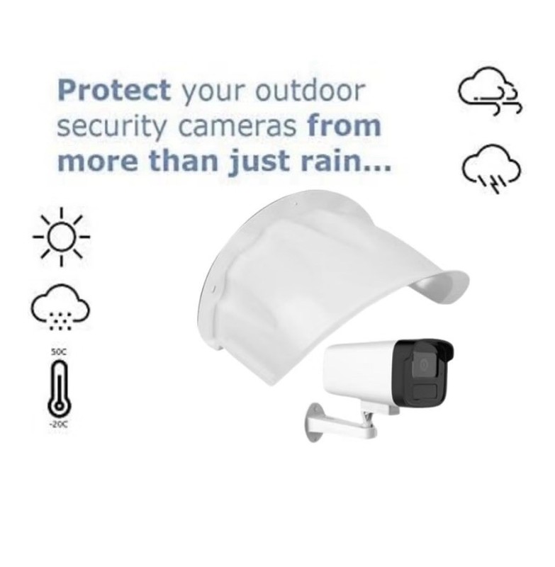 Sun Rain Shade Camera Cover Shield for CCTV Surveillance Outdoor Camera gallery