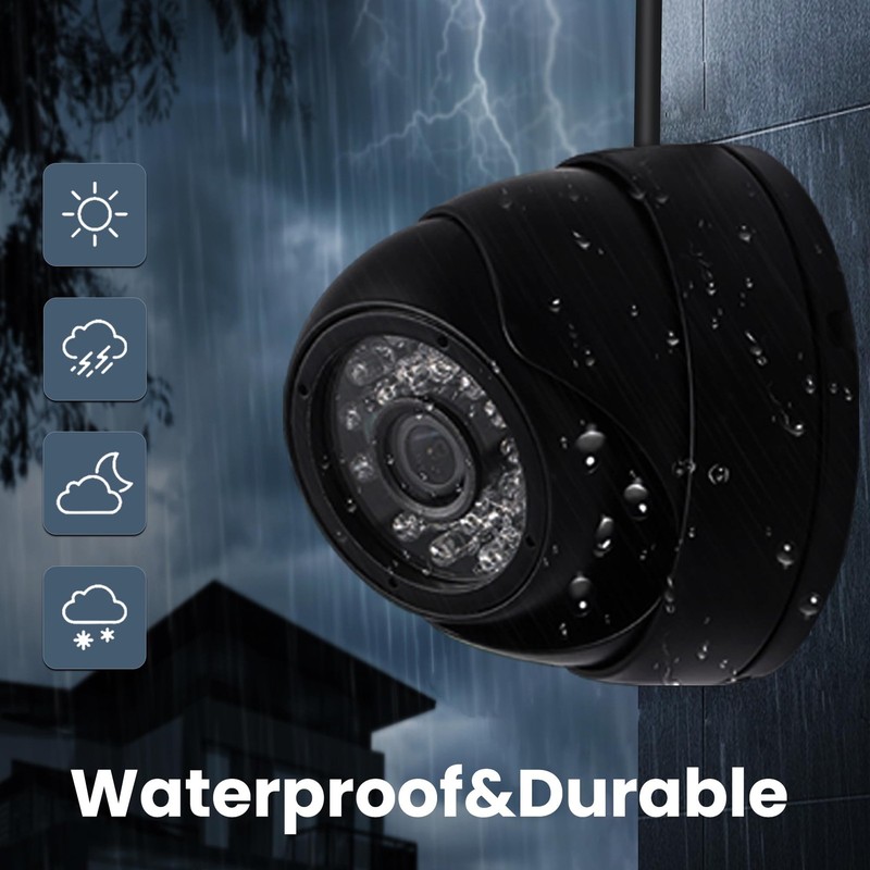 USB Outdoor Dome USB Webcam, 720P Day & Night Vision USB for Computer, Waterp... gallery