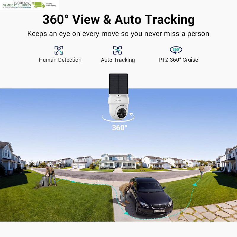 4 Camera Kit, No Subscription Fees, Solar Powered, Local Storage, 365-Day Batter gallery