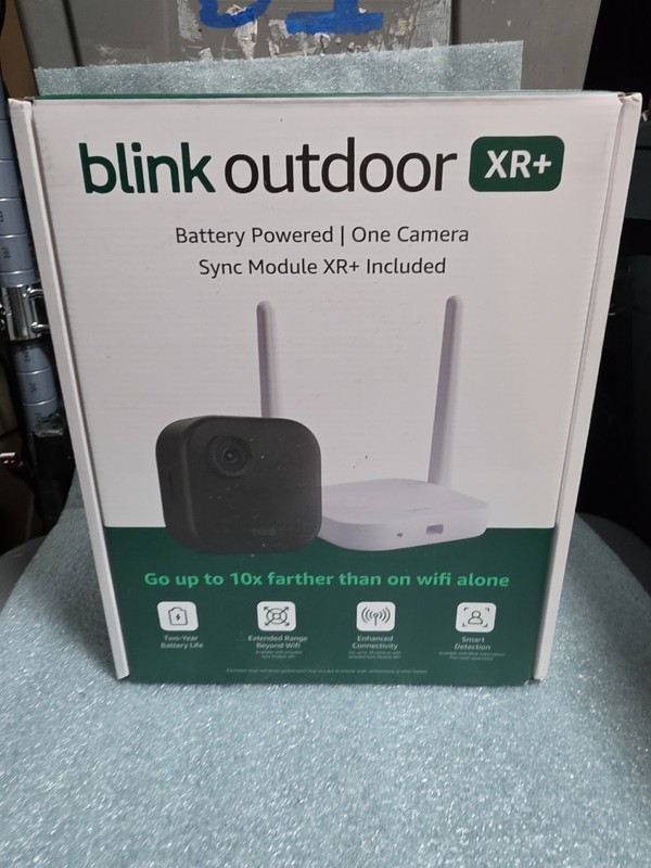 Blink Outdoor XR+ Extended Range Wireless Outdoor 4 Camera 2026 Model.