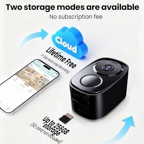 Enhanced 2K UHD Wireless Outdoor Security Cameras - Free Cloud & SD Storage, Nig gallery