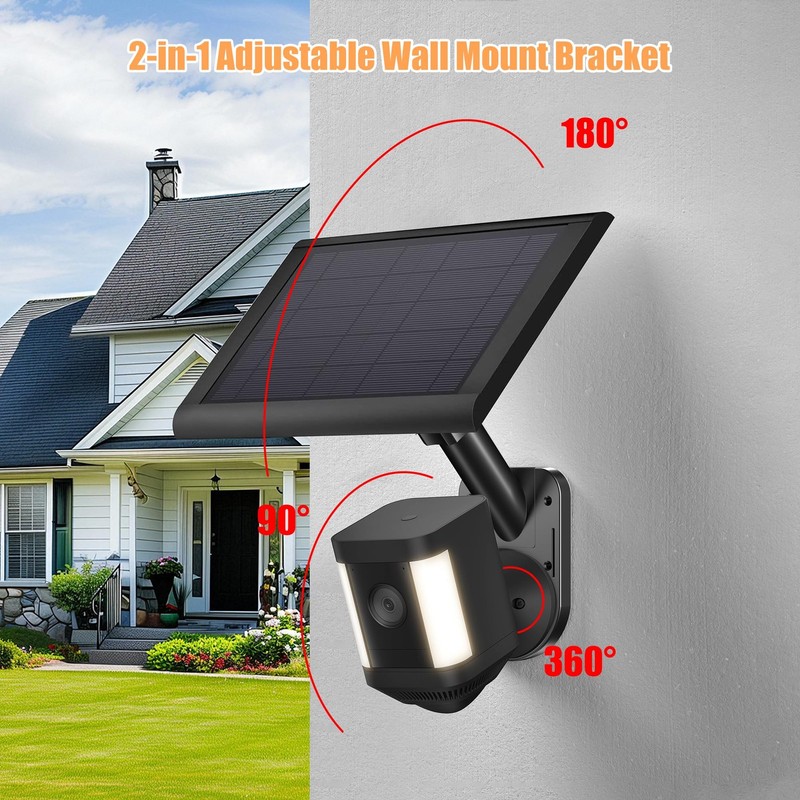 Wall Mount for Cameras and Solar Panels, 2-in-1 Mount for Ring, Blink, Eufy, ... gallery