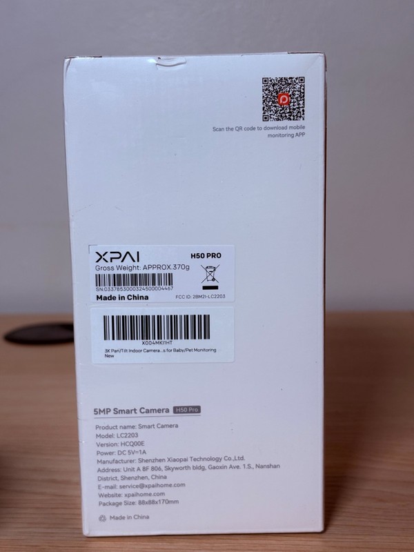 Indoor Smart Wi-Fi Camera (Model LC2316, Version HCG513) gallery
