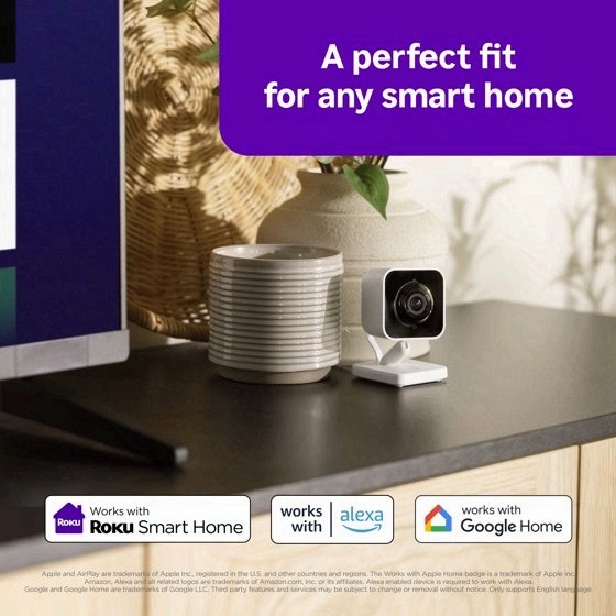 Roku Indoor Camera SE 1080p WiFi 6 Home Security Camera 1 Pack gallery