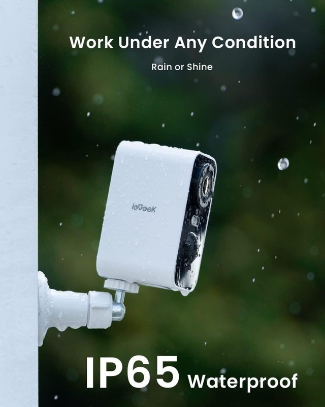 ieGeek Wireless Outdoor Security Camera 2K WiFi Home Battery CCTV Camera System gallery