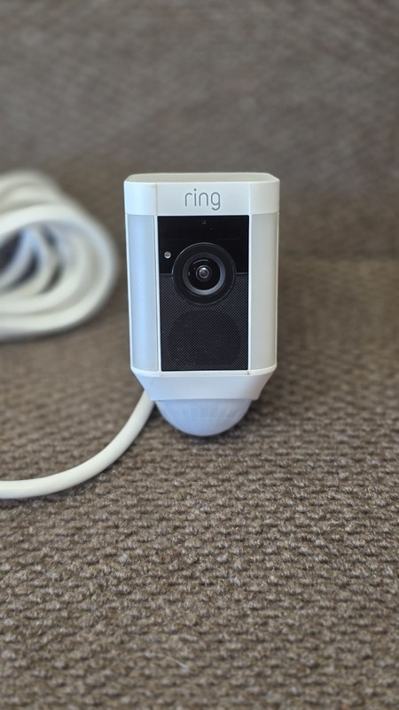 Ring Spotlight Cam Wired Plug-In Security Camera - White gallery