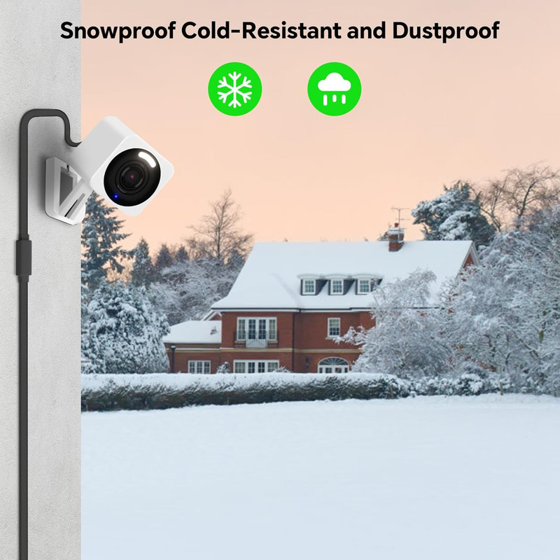 WYZE 25FT Outdoor Power Adapter for Cam V4 OG/V3/V3 Pro L-Shape Micro USB Exte gallery