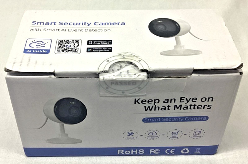 Smart Security Camera With Smart A.I Event Detection