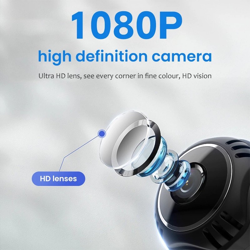 Mini Camara Oculta Espia De Seguridad WiFi 1080P Inalambrica Con Audio y Video gallery