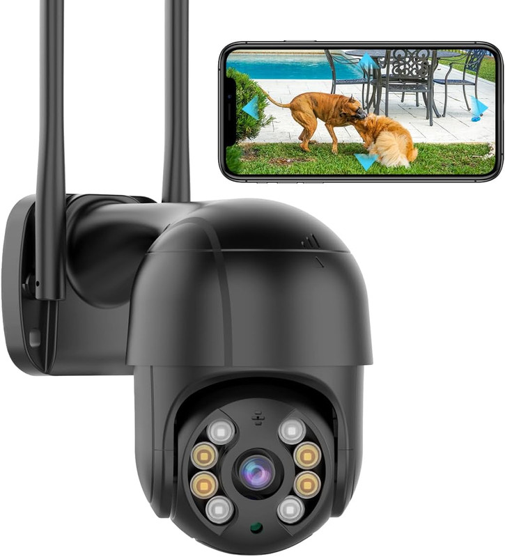 ICSEE Wifi Camera Security 4K 8MP Wireless PTZ Waterproof Human Detection Auto T