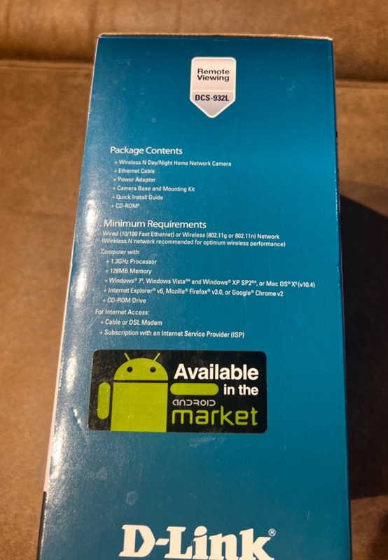 D-Link DCS-932L Wireless Day/Night Home Network Security Camera. New in box. gallery
