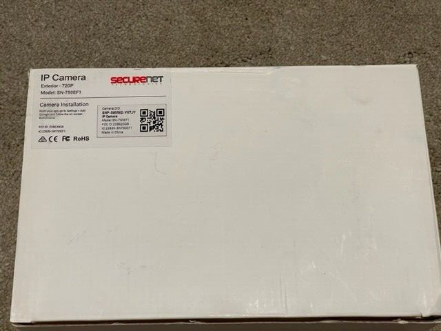 SecureNet Outdoor Wireless Security IP Camera SN-750EF1 / 720P / New gallery