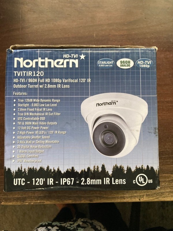 Northern HD-TVI TIR120 Outdoor Camera