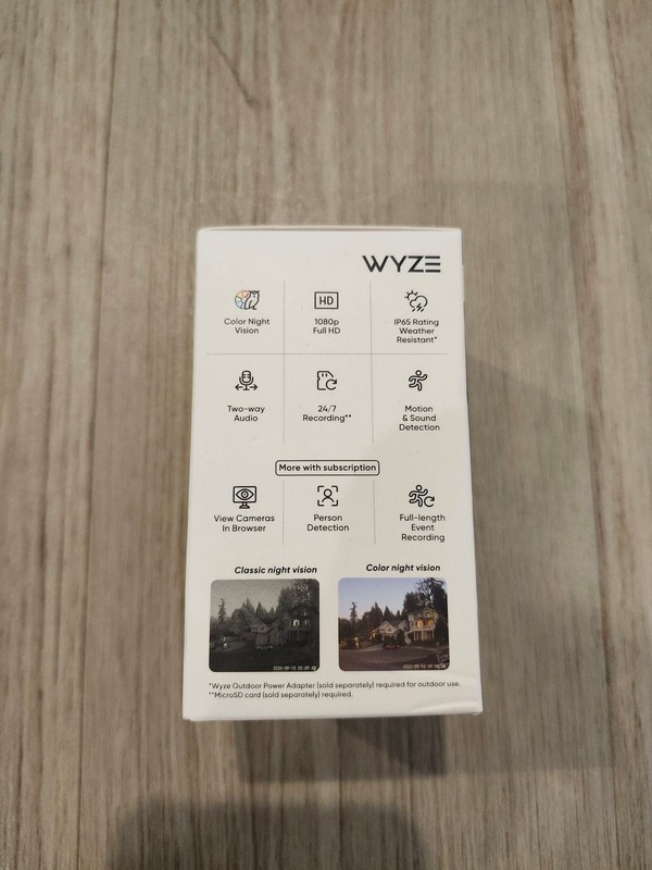 Wyze Cam v3 Wired 1080p Indoor/Outdoor Security Camera WYZEC3 gallery