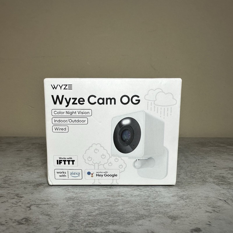 WYZE Cam OG 1080p HD Wi-Fi Security Camera – Indoor/Outdoor Color Night Vision