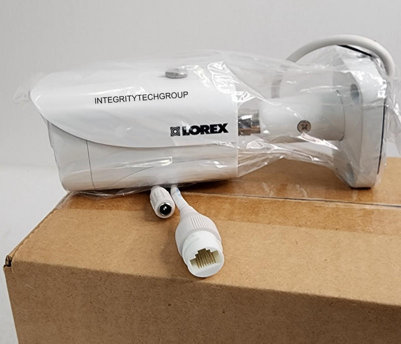 Lorex LNB8005 4K 8MP Outdoor IP PoE Bullet Security Camera White NEW gallery