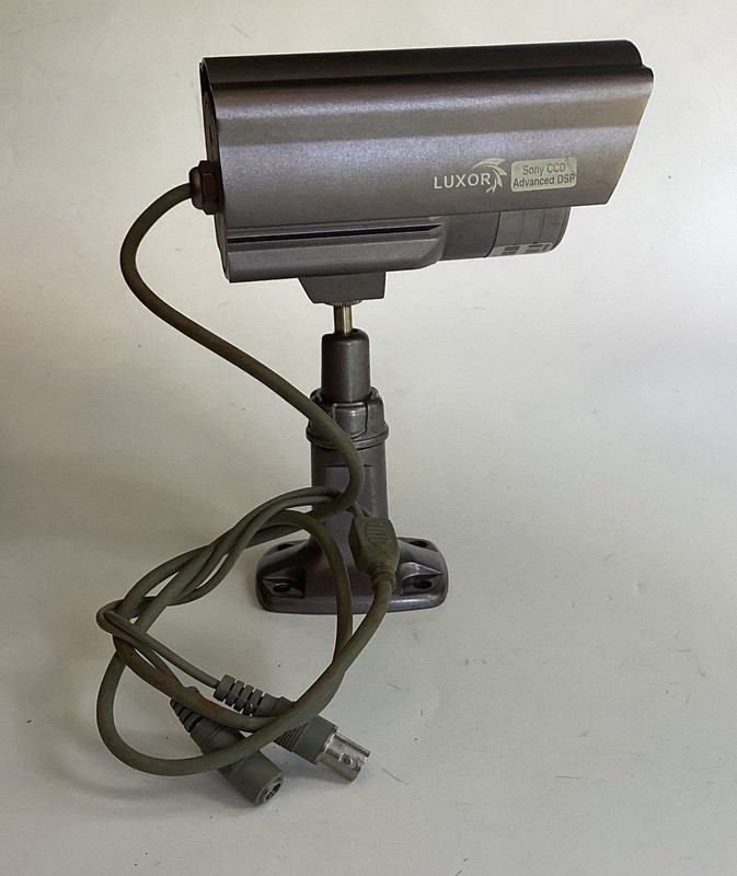 Vintage Luxor Security Camera – Sony CCD Advanced DSP,LX-34S, Untested
