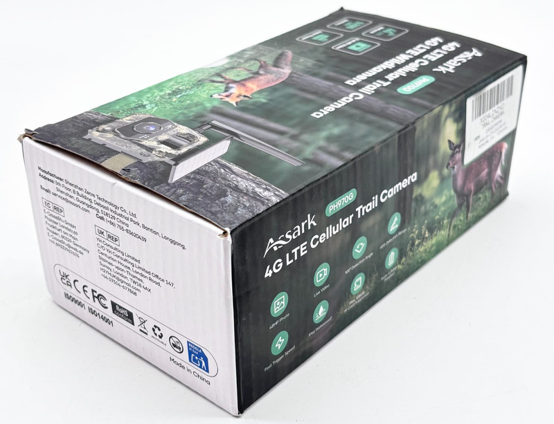ASSARK PH970G 4G LTE 48MP Trail Camera With Solar gallery