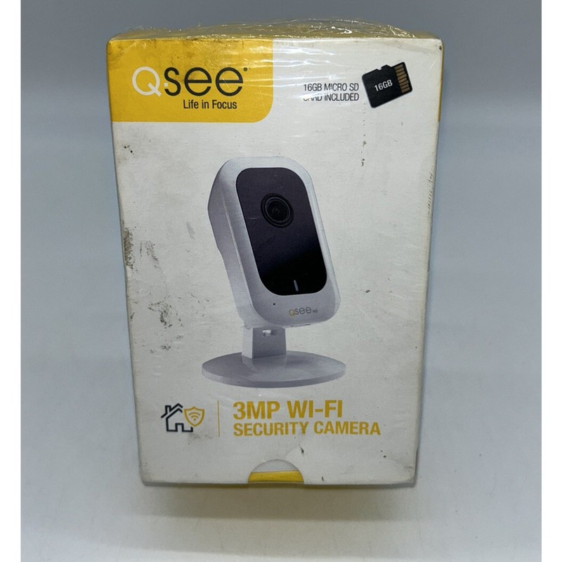 Q-See QCW3MP16 3MP Smart Home Wi-Fi Security Camera/2 Way Talk/Night Vision