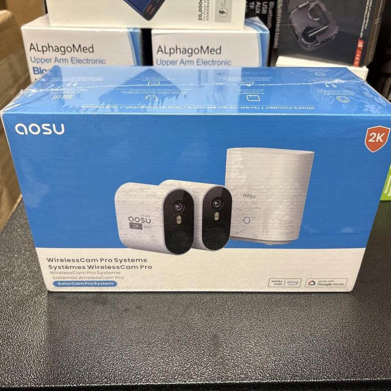 AOSU Pro 2 Piece Kit Security Cameras Wireless Outdoor Home Security System gallery