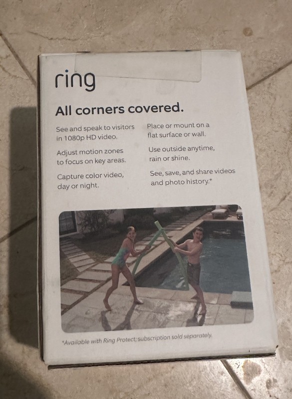 BRAND NEW IN BOX Ring Stick Up Cam Battery HD Security Camera gallery