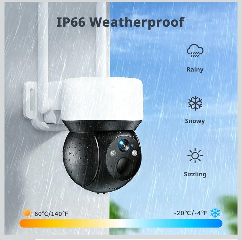 YOTON 4G LTE Cellular Solar Security Camera Wireless Outdoor,32GB SD, 2K Nte Vsn gallery