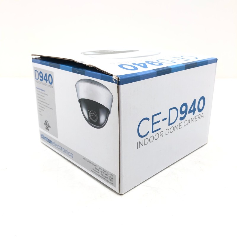 NEW Clinton Electronics CE-D940 Indoor Dome Camera w OSD Joystick 2.8mm 700TVL gallery
