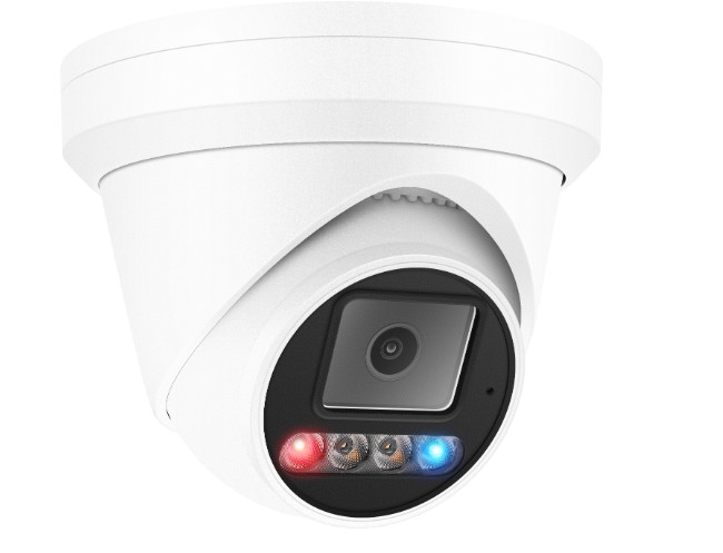 8MP PoE IP B&R Strobe Light Full Color Night Vision Camera Metal Housing 2.8mm gallery