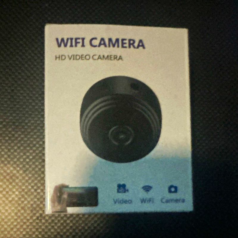 WiFi Camera IP/Network Wireless Wi-Fi Indoor Surveillance Camera, Black (1)