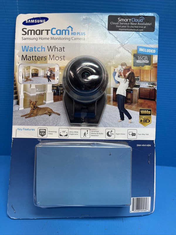 Samsung SmartCam HD Plus Home Monitoring System No SD CARD