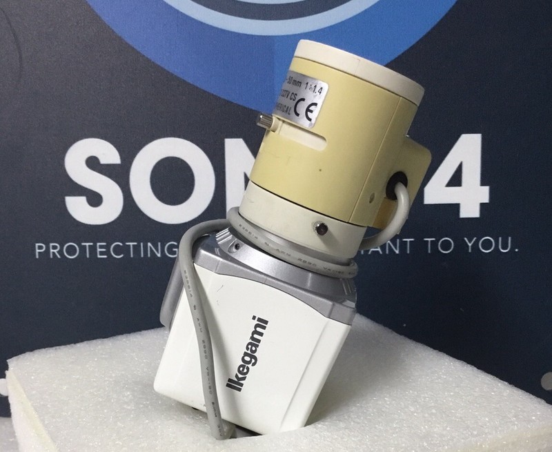 Ikegami ISD-A15 Security Cube Color Camera W/ 520TL 5-50mm Hyper WDR OSD TESTED!