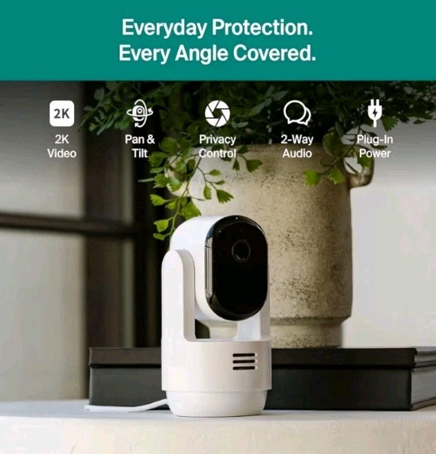 Arlo Essential 2K Indoor Pan Tilt WiFi Smart Camera Pet Monitor Motion Detect gallery