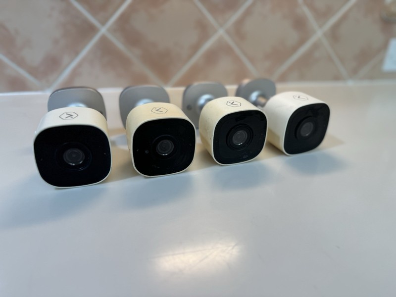 4-Pack Alarm.com ADC-V723 Outdoor WiFi Security Cameras Short Cables gallery