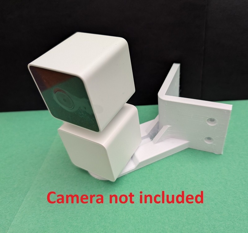 WYZE cam pan V3 outside corner wall hanging mount/bracket w mounting hardware gallery