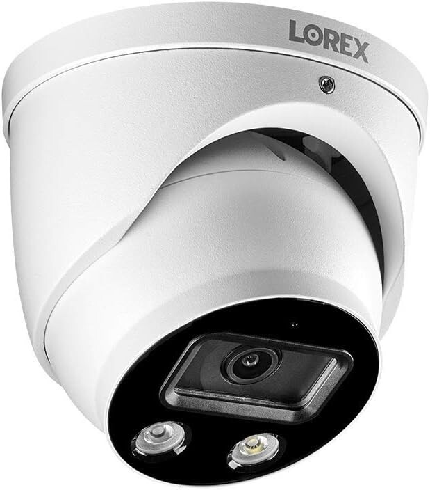 Lorex 4K Ultra HD Smart Deterrence IP Dome Camera Smart Motion Detection E893DD gallery