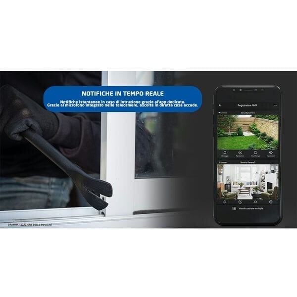 Wireless IP System 3MPX NVR 4Channel 4 Cameras Pro gallery