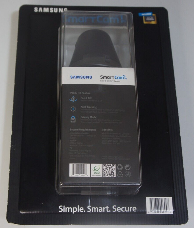SAMSUNG SNH-V6410PN SmartCam PT 1080p Pan/Tilt Full HD Wi-Fi IP Camera - NEW gallery