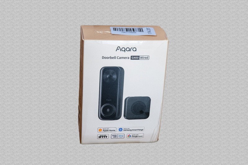 Aqara G400 Doorbell Camera w/Chime 2K HD HomeKit Alexa WiFi 6 Wired Open Box