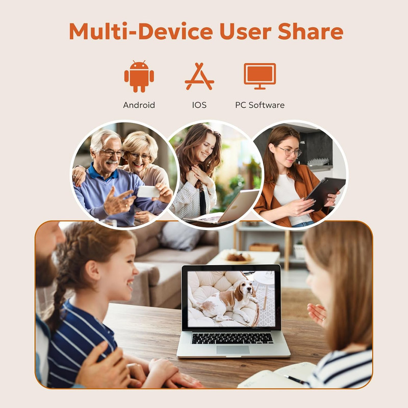 Indoor Security Camera, 2K 3MP Cameras for Home Security | Motion Detection, Pet gallery
