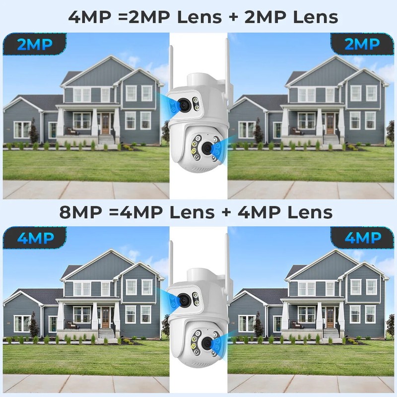 8MP PTZ WiFi IP Camera Security Protection Night Vision CCTV Surveillance Camera gallery
