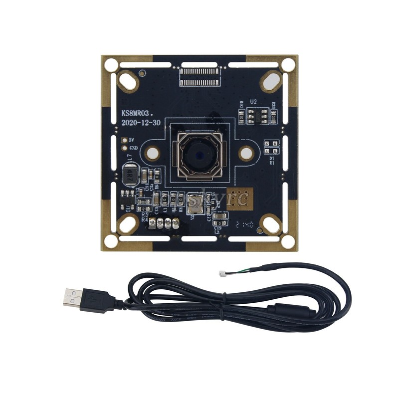 8MP USB Camera Module IMX179 79-Degree Distortion-Free AF Lens 3.6MM tps