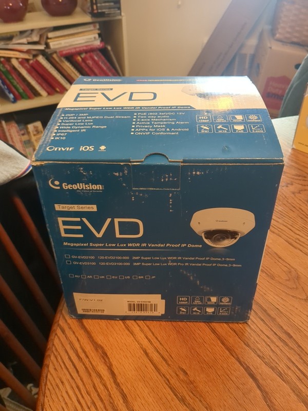 NEW GEOVISION TARGET GV-ED3100 3MP IP CAMERA VANDAL PROOF IP DOME