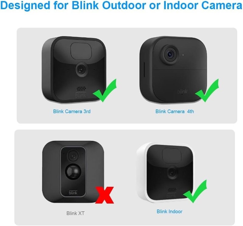 Premium 4-Pack Blink Outdoor Camera Mounts with Adjustable Weatherproof Housing gallery