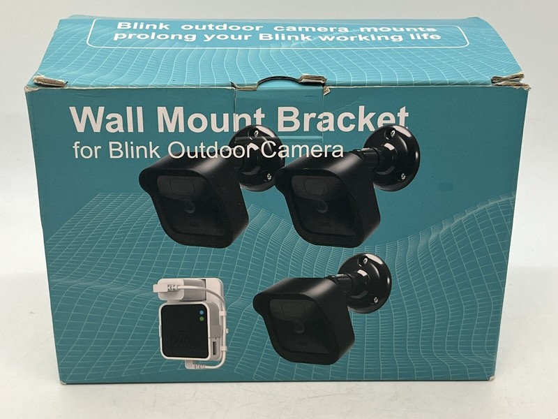 Blink Outdoor Camera White Mount Bracket w/ Full Weather Proof Housing (3+1)
