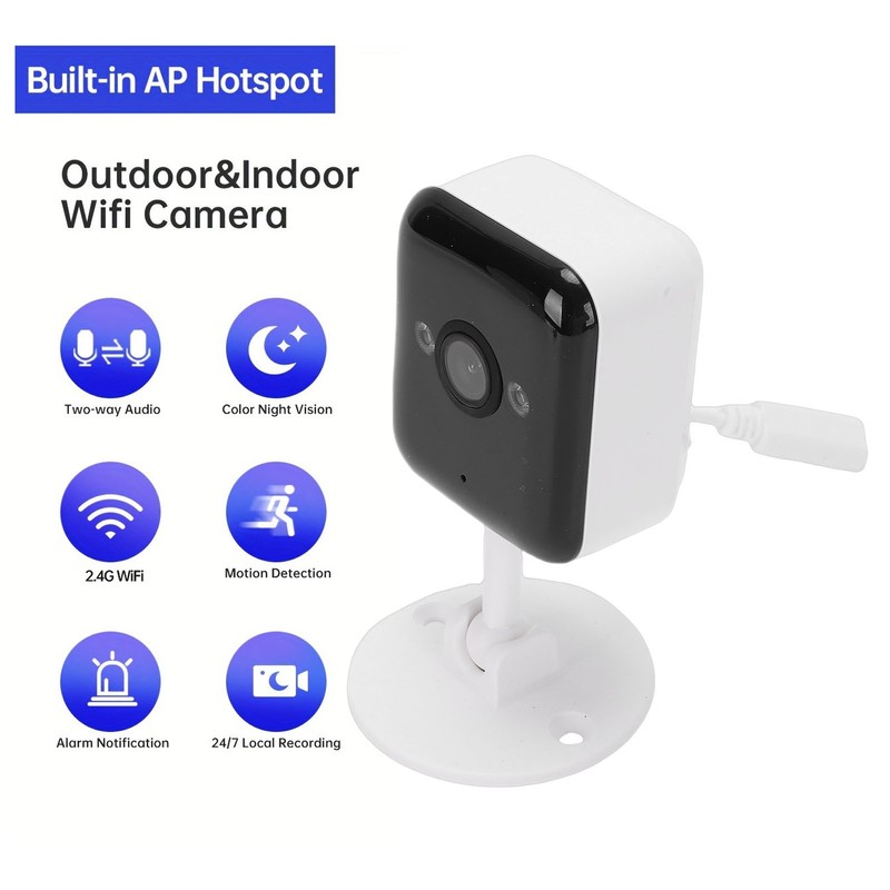 2K Wireless Security Camera 1080P HD WiFi Motion Detection Two Way Talk Sec OKXQ gallery