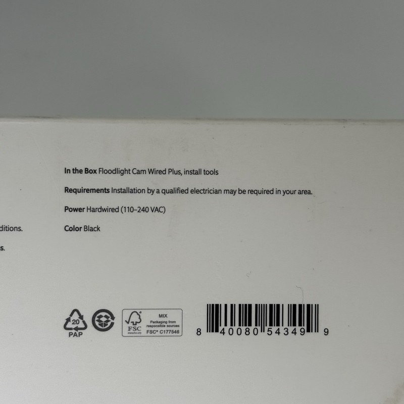 Ring Floodlight Cam Wired Plus | Outdoor Surveillance Camera Flood Light Siren gallery