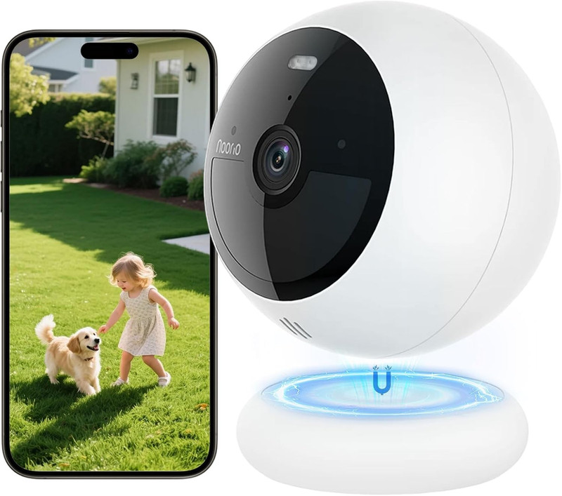 Wireless Outdoor Security Camera, 1080P Night Vision, 32GB Storage, Battery Powe