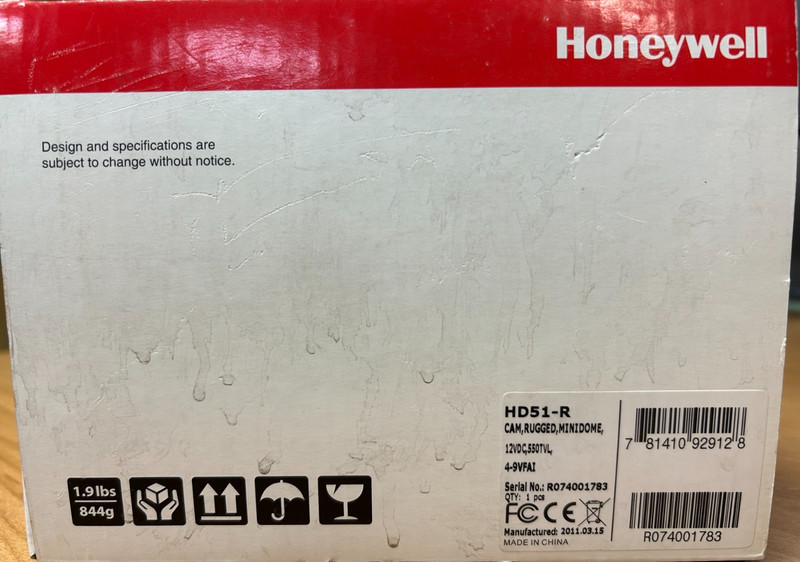 Honeywell HD51-R Surveillance Dome Camera gallery