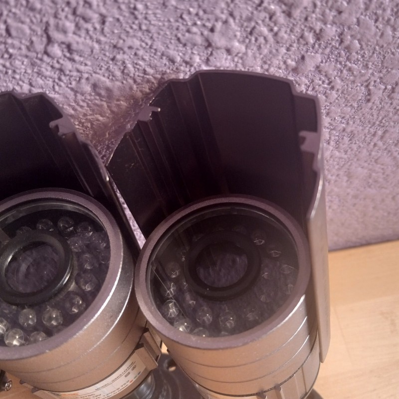 Q-see QSDS14273 Surveillance Metal Bullet Camera, Metallic (Set Of 3) gallery
