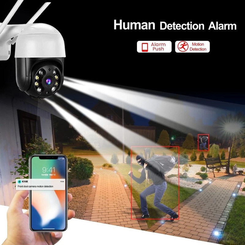 4K 8MP PTZ Wifi IP Camera Outdoor Wireless Camera 5MP Security CCTV Smart Camera gallery